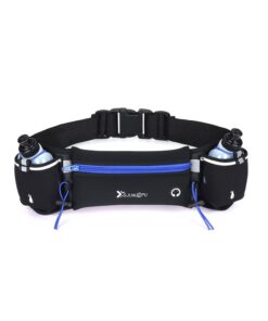 Fanny Running Pack Running Water Waist Belt with Bottles - Blue