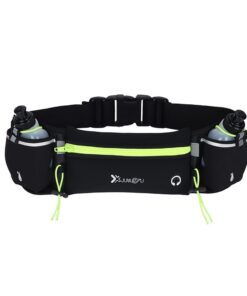 Fanny Running Pack Running Water Waist Belt with Bottles - Green