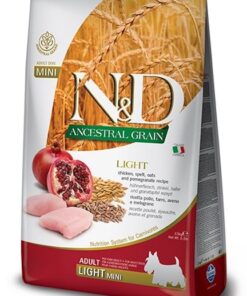 Farmina N&D Ancestral - Chicken, Spelt, Oats & Pomegranate Light 2.5kg