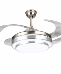 Fashion 4 Blade Ceiling Fan With Extendable Blades and Light with Remote