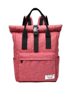 Fashion Oxford Casual Backpack - Red