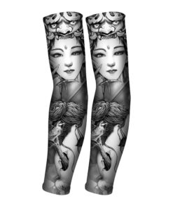 Fashion Sport Wear Arm Sleeve Black & Grey - Goddess