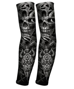 Fashion Sport Wear Arm Sleeve Black & Grey - Lich