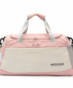Fashionable Sports Gym Travel Duffel Bag - Sweet Powder Pink