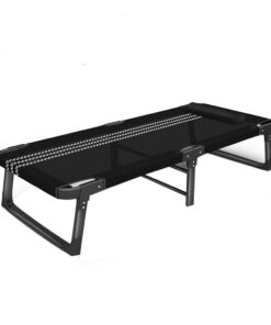 FB-003, Heavy Duty Folding Bed - Black, White