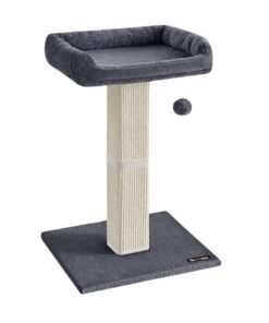 Feandrea Cat Scratching Post with Hanging Pompom
