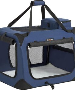 Feandrea Pet Transport Carrier Bag, Dark Blue