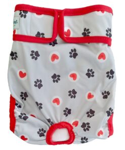 Female Dog Diaper - Dog Paw