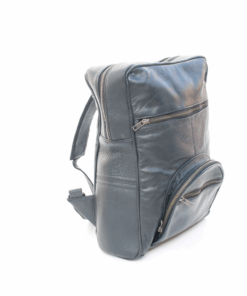 Female Multi-Pocket Leather Backpack
