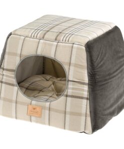 Ferplast Edinburgh Cat Cave Bed Igloo Brown