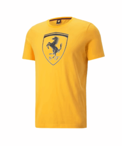 Ferrari Race - Big Shield - T-Shirt - Yellow - S