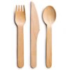 FI- Set of Disposable Cutlery Set Pack of 36 Units