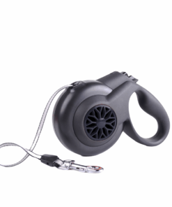 FIDA - Smart Walk - AutoBrake Retractable Dog Leash Design for Dog Pulling - Black - L