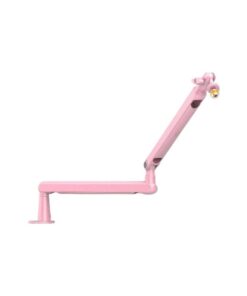 FIFINE - BM88 - Adjustable Microphone Arm Stand With Desk Clamp - Pink