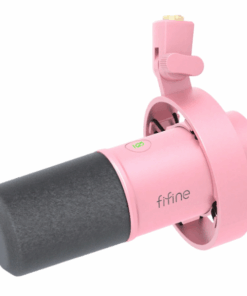 FIFINE - K688P - Recording Dynamic Microphone With Gain Knob - Pink