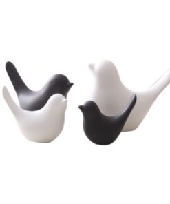 Figurines Bird Home Decoration Accessories set of 4