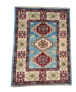 Fine Afghan Kazaq Carpet 89 X 62 cm