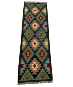 Fine Afghan Maimana kilim Rug 203 x 68 CM