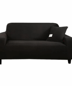 Fine Living Jacquard L-Shape Pet Couch Cover - Black