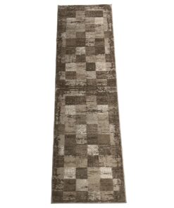 Fine Modern Brown Passage Runner Rug - 300 x 80 cm