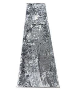 Fine Turkish Modern Runner Rug Grey - 300 x 80cm