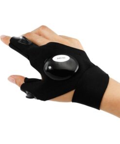 Finger Glove with LED Light Multi-Use LED Flashlight Gloves, Left Hand