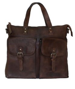 Fino 0713 Full Grain Italian Aniline Nappa Leather Women's Hand/ Tablet Bag