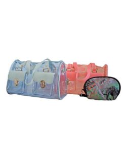 Fino 23840 Clear Jelly Toiletry Bag - Set of 2