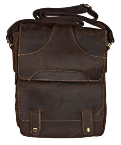 Fino 8080 Full Grain Crazy Horse tab Genuine Leather Sling Bag