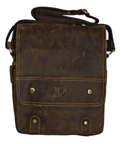 Fino 8081 Full Grain Crazy Horse tab Genuine Leather Sling Bag