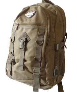 Fino 8527 17L Canvas Utility Backpack - Khaki