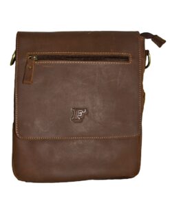 Fino 8712 Full Grain Genuine Leather Crossbody Satchel Bag