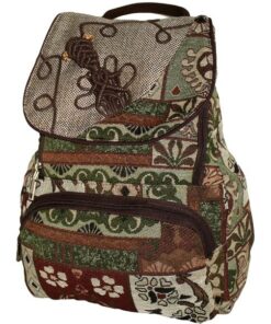 Fino B308-1 Fashion Handmade Backpack - Brown