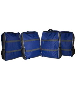 Fino DL-1003 Everyday Classic Grade R - 2 School Backpack Combo Set of 4 - Blue