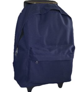 Fino DL-1004 Unisex Grade R -1 Trolley Wheeled School /Travel Backpacks - Blue