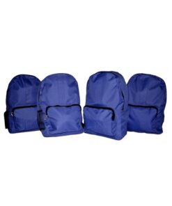Fino DL-1010 Classic Lightweight Grade R - 1 Backpack Combo Set of 4 - Blue