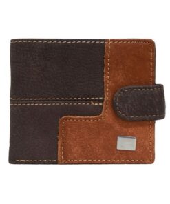 Fino DWS-802 Genuine Leather Metal Logo Card Holder Wallet with SD Card Holder & Box