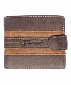 Fino DWS-803S Genuine Leather Card Holder Wallet with SD Card Holder & Box