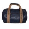 Fino GIO-A153 Faux Leather Duffel or Overnight Travel Bag - Blue