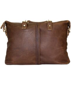 Fino GSX-025 Full Grain Genuine Leather Womenâs Shoulder Bag â Brown