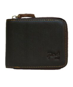 Fino GX-067 Genuine Leather Zip-Around Card Wallet with Box