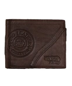 Fino HL-002/RYO Genuine Leather Rhino Card Holder Wallet with SD Card Holder & Box