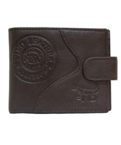 Fino HL-1338 Genuine Leather Embossed Card Holder Wallet with SD Card Holder & Box