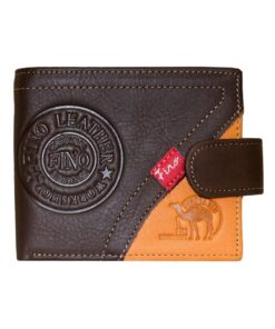 Fino HL-502 Genuine Leather Dakota Card Wallet with SD Card Holder & Box