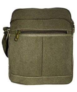 Fino HY-1701 Unisex Canvas Retro Sling Bag - Green