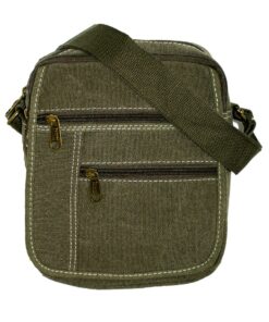 Fino HY-B880 Canvas Unisex Compact Sling Bag - Green