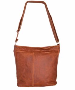 Fino LSTJ105 Stunning Women's Genuine Leather Tote Handbag - Brown