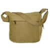 Fino MB-3389 Multi-Pockets Canvas Messenger Shoulder Bag - Khaki
