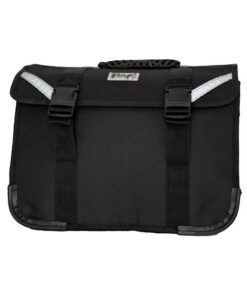 Fino SK-058 7 Division Senior Briefcase/Satchel School Backpack - Black