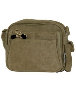 Fino SK-1030 Unisex Canvas Crossbody Sling Bag - Khaki